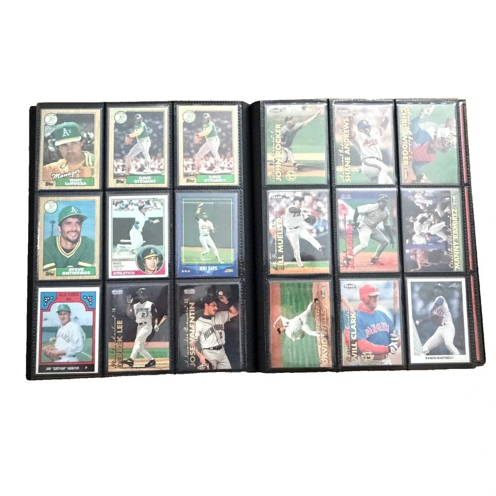 Nolan Ryan Baseball Card Lot Canseco McGwire Binder 80s 90s 360 Cards